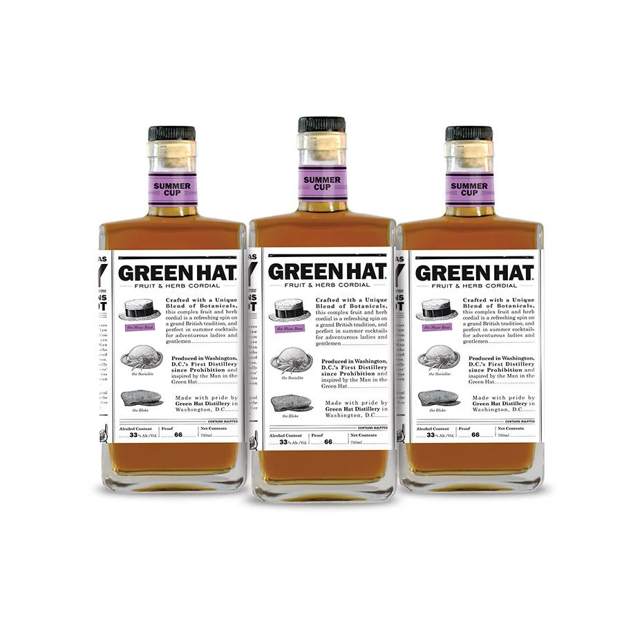 Green Hat | Summer Cup Liqueur (3) Bottle Bundle - Gin