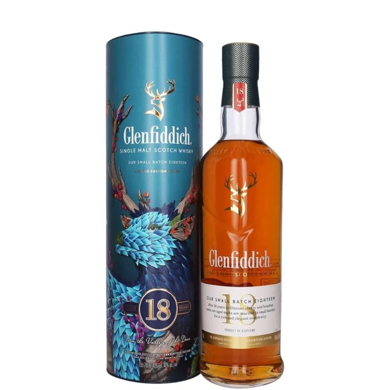 GLENFIDDICH 18 Años Limited Festive Design - The Glenfiddich Distillery