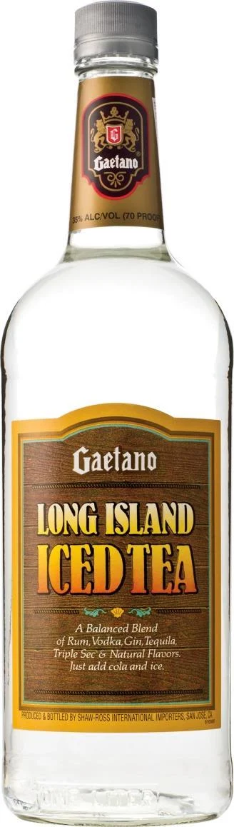 Licor de té helado Gaetano Long Island 1L