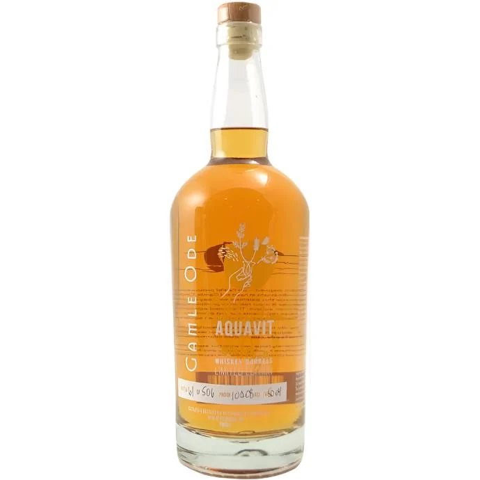 Gamle Ode Holiday on Rye Barrels Aquavit Liqueur