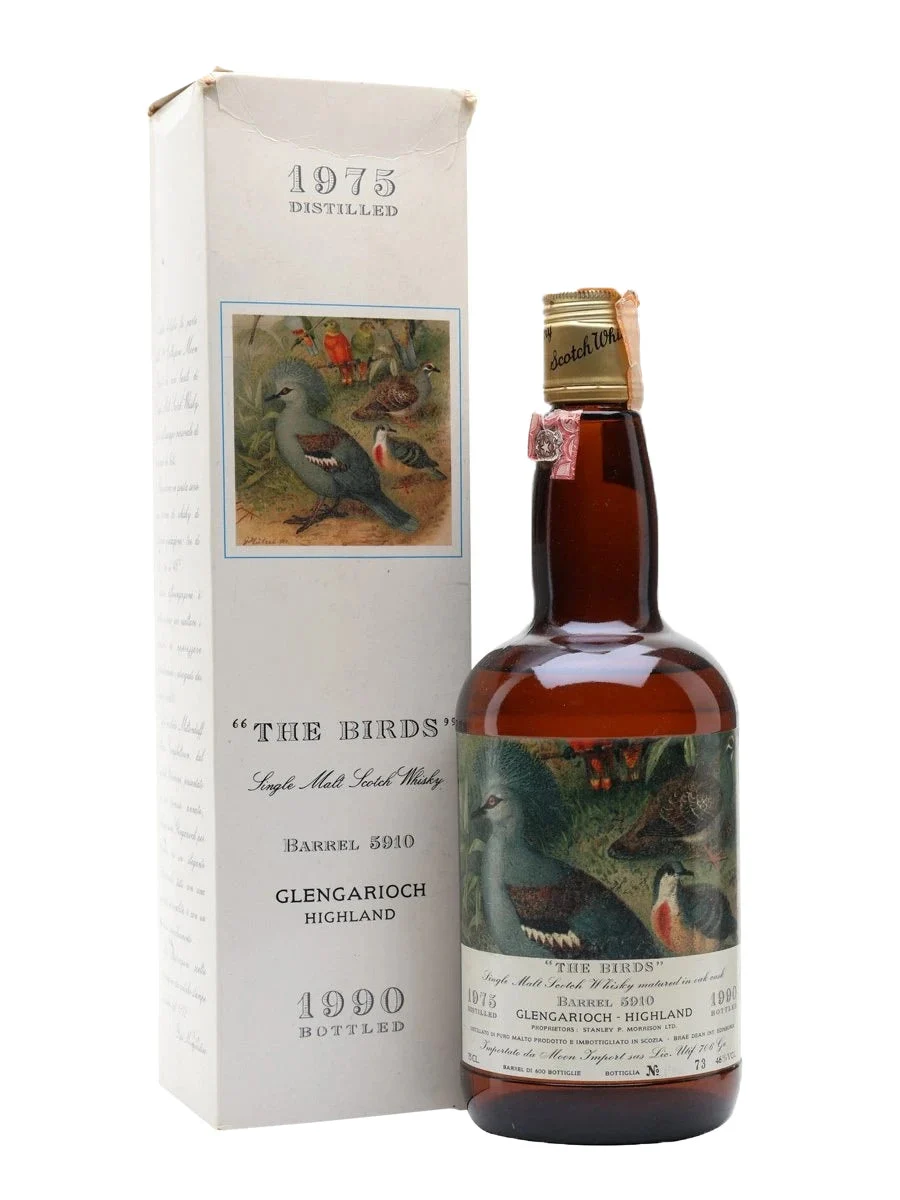 Glen Garioch 1975 Bot.1990 The Birds Moon Import Highland Single Malt Scotch Whisky - Whiskey