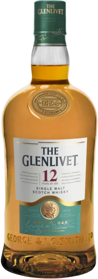 Glenlivet 12 Year Old Single Malt Scotch Whisky | 1.75L - Whiskey