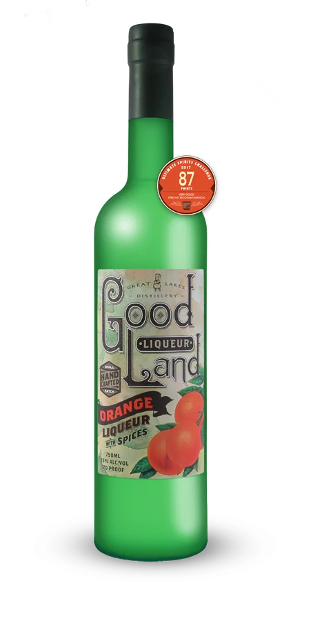 Great Lakes Distillery Good Land Door County Orange and Spice Liqueur