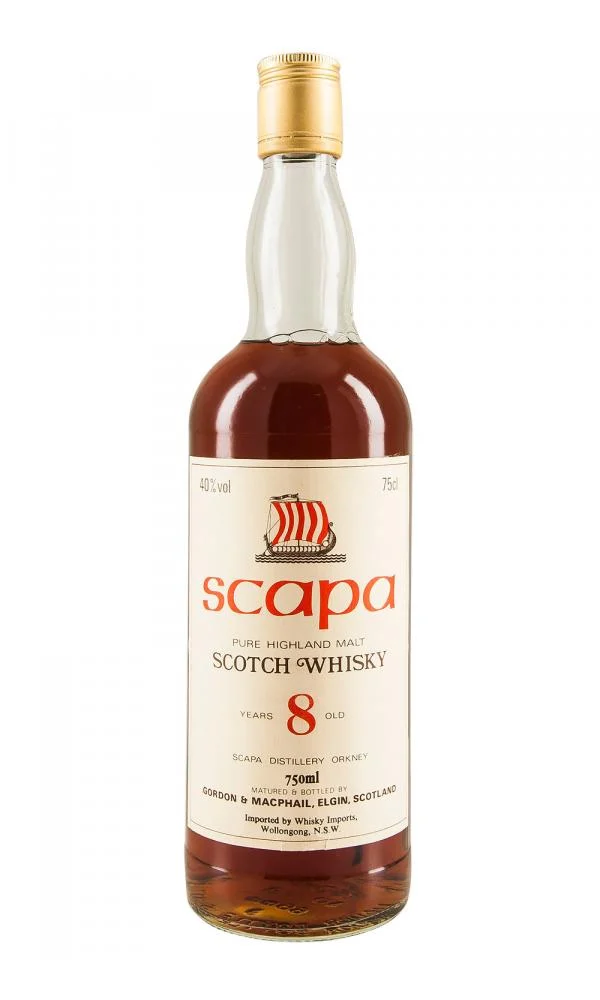 Scapa 8 Year Old Gordon & MacPhail Bot.1980s Island Single Malt Scotch Whisky - Whiskey