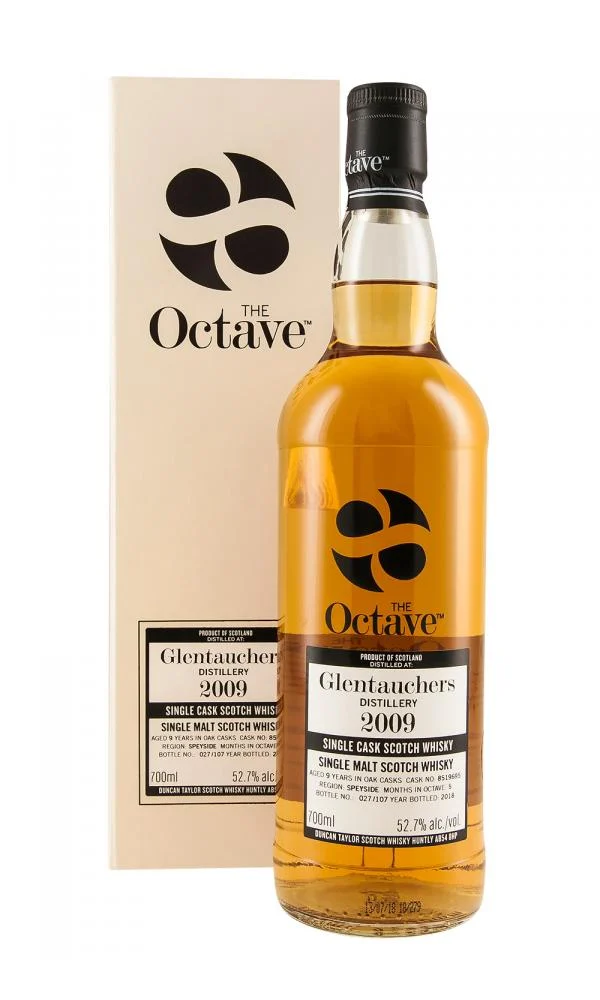 Glentauchers 2009 9 Year Old Octaves (Duncan Taylor) Single Malt Scotch Whisky | 700ML - Whiskey