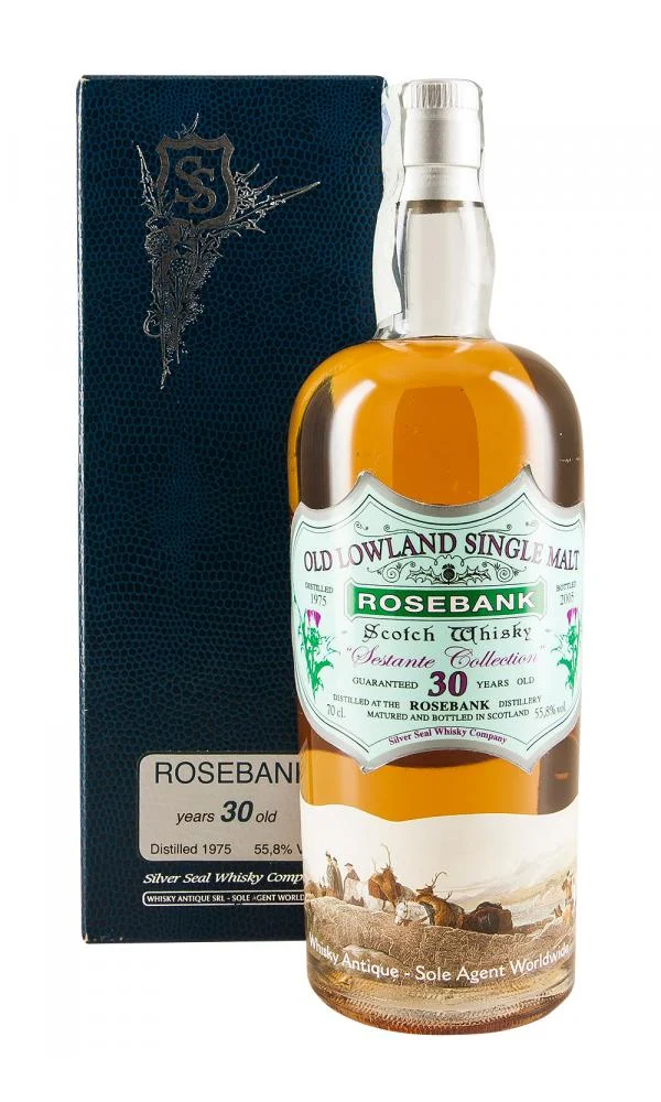 Rosebank 1975 30 Year Old ‘Sestanta Collection’ Silver Seal Old Lowland Single Malt Scotch Whisky | 700ML - Whiskey