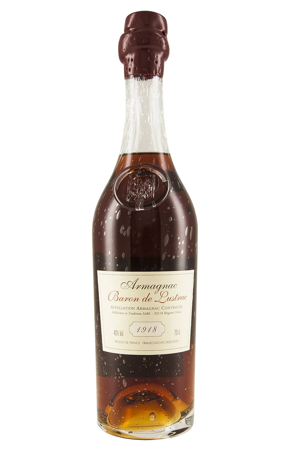 1918 Barón de Lustrac Armagnac vintage | 700ML - Licor