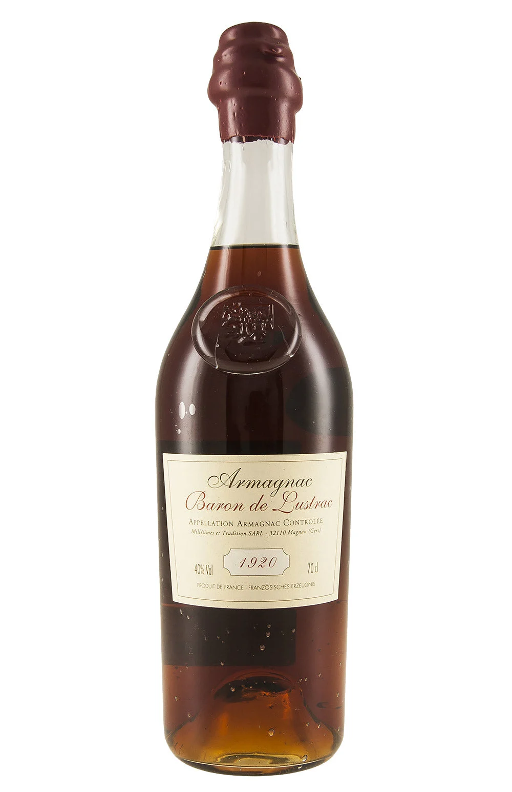 1920 Baron de Lustrac Vintage Armagnac | 700ML - Liqueur