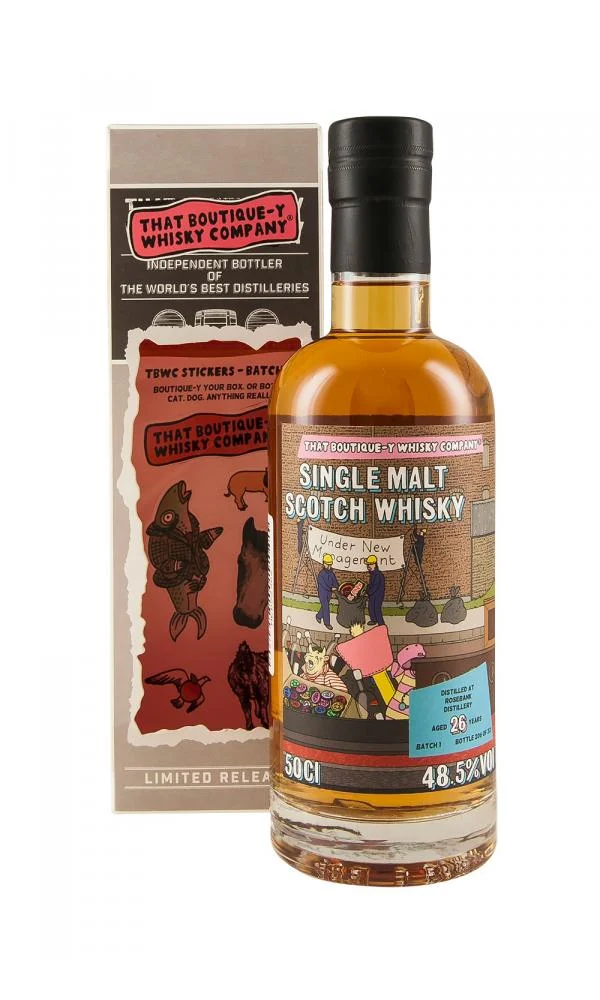 That Boutique-y Whisky Company Rosebank 26 Year Old Batch #1 Single Malt Scotch Whisky | 500ML