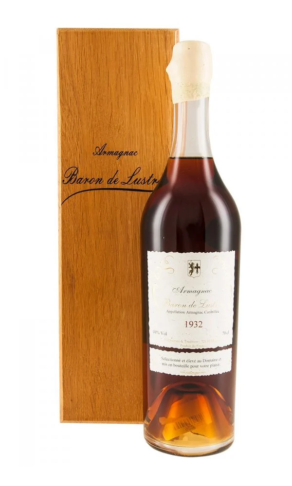 1932 Baron de Lustrac Vintage Armagnac | 700ML - Liqueur