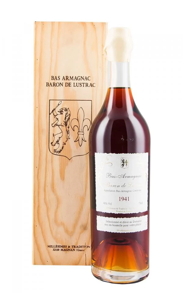 1941 Baron de Lustrac Vintage Bas Armagnac | 700ML - Liqueur