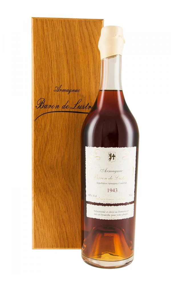 1943 Baron de Lustrac Vintage Armagnac | 700ML - Liqueur