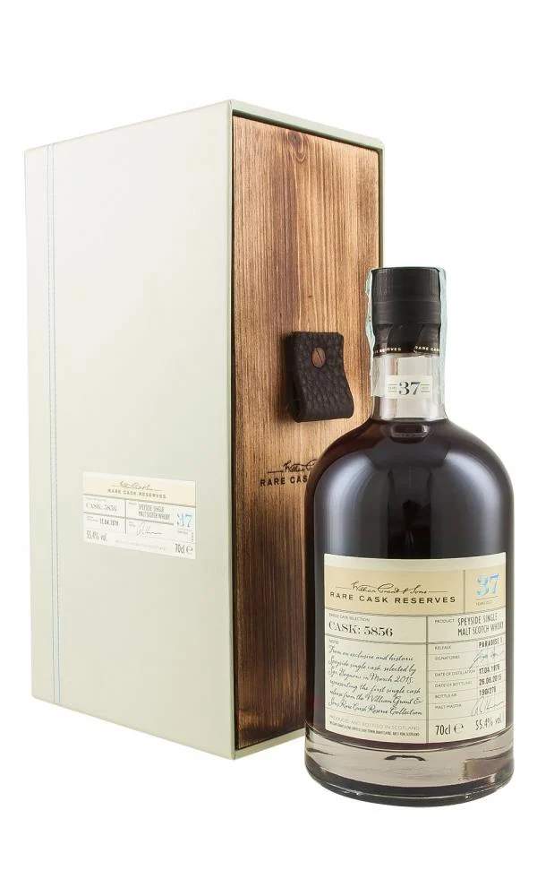 William Grant & Sons 1978 Rare Cask Reserves Paradise 1 37 Year Old Single Malt Scotch Whisky| 700ML - Whiskey