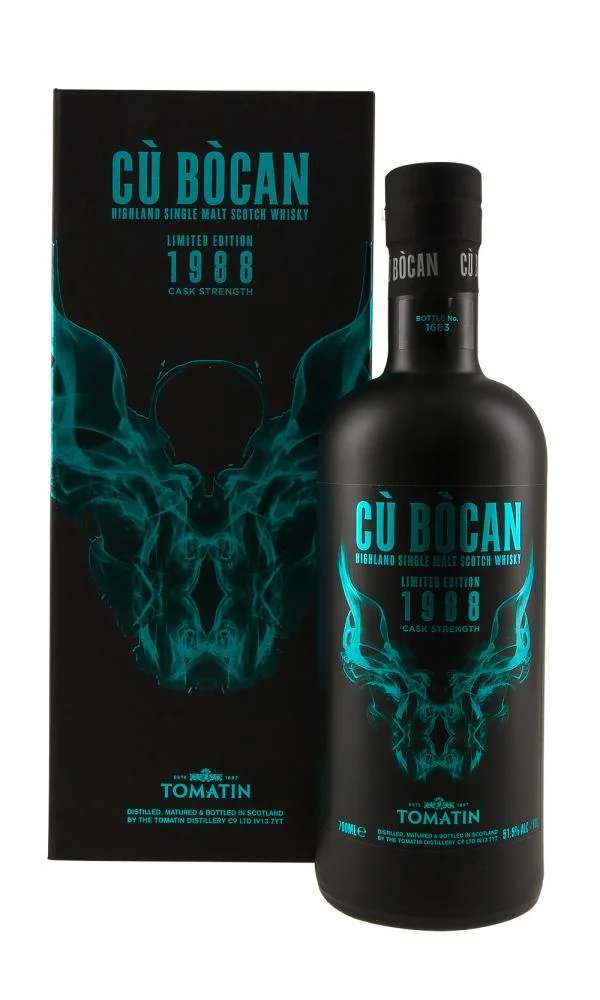 1988 Tomatin Cu Bocan Limited Edition Cask Strength Single Malt Scotch Whisky | 700ML - Whiskey