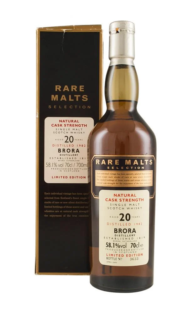 Brora 1982 20 Year Old Rare Malts Highland Single Malt Scotch Whisky | 700ML - Whiskey