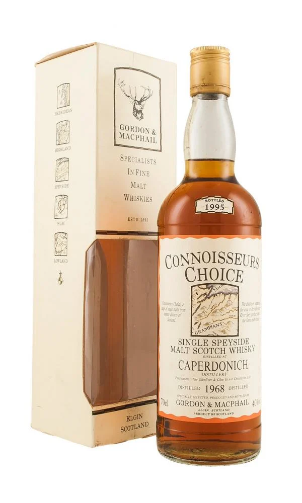 Caperdonich 1968 Bottled 1995 Connoisseurs Choice Speyside Single Malt Scotch Whisky | 700ML - Whiskey