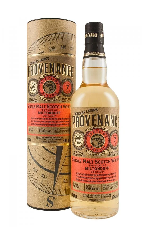 2009 Douglas Laing & Co. Provenance Miltonduff 7 Year Old Single Malt Scotch Whisky | 700ML - Whiskey
