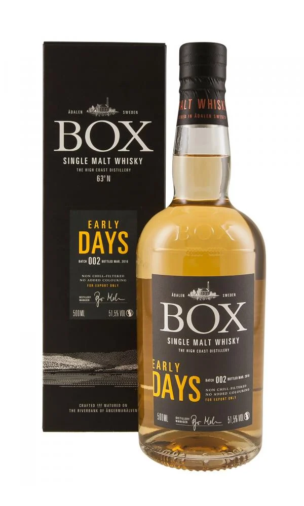 Box Early Days Batch #002 Single Malt Whisky | 500ML - Whiskey