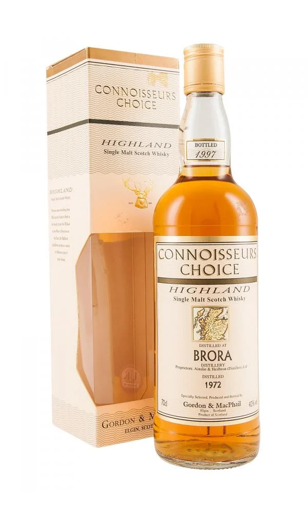Brora 1972 Connoisseurs Choice 25 Year Old Single Malt Scotch Whisky | 700ML - Whiskey