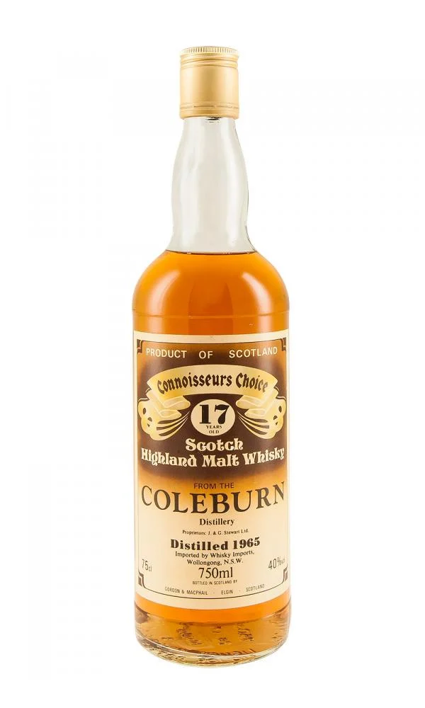 Coleburn 1965 17 Year Old Connoisseurs Choice Speyside Single Malt Scotch Whisky - Whiskey