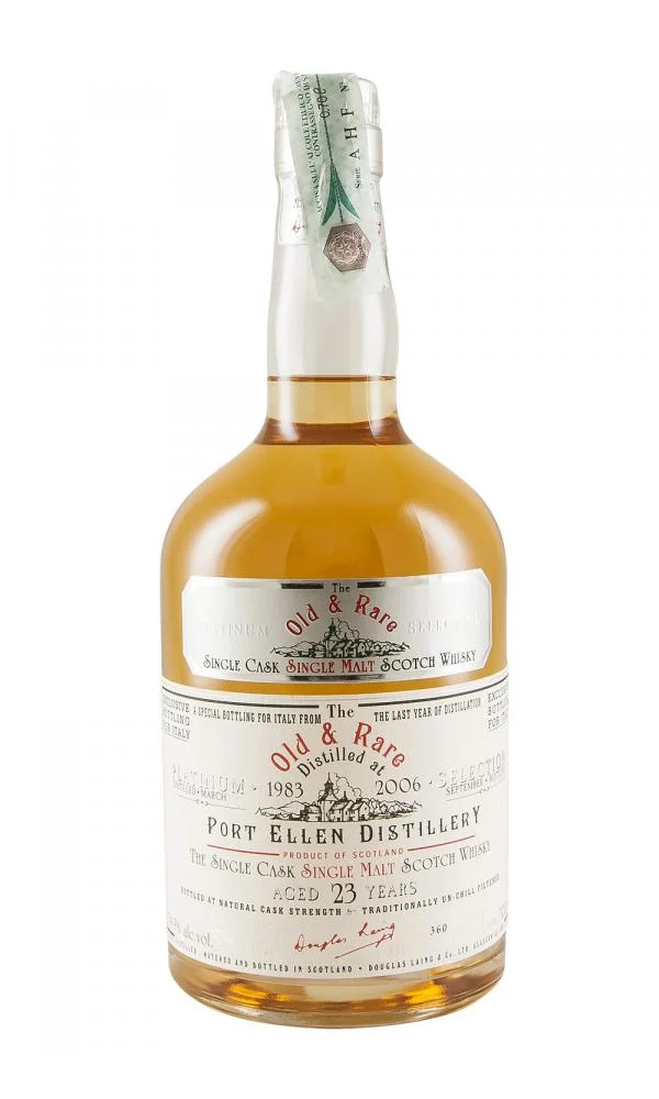 Port Ellen 1983 23 Year Old (Old & Rare) Platinum Selection Single Malt Scotch Whisky | 700ML - Whiskey