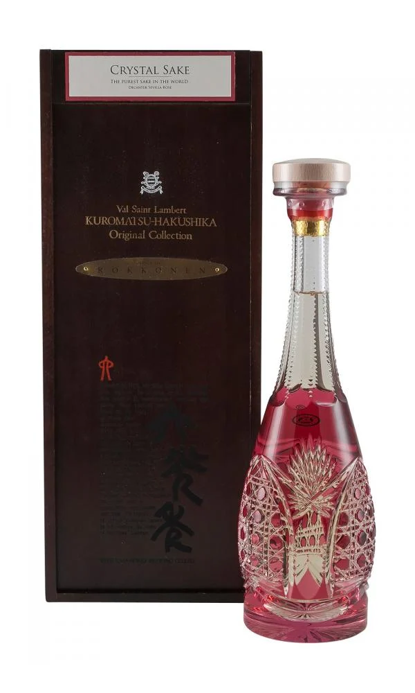 Val Saint Lambert Kuromatsu-Hakushika Original Collection Decanter Crystal Sake | 650ML