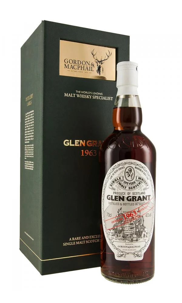Glen Grant 1963 50 Year Old Gordon & Macphail Speyside Single Malt Scotch Whisky | 700ML - Whiskey