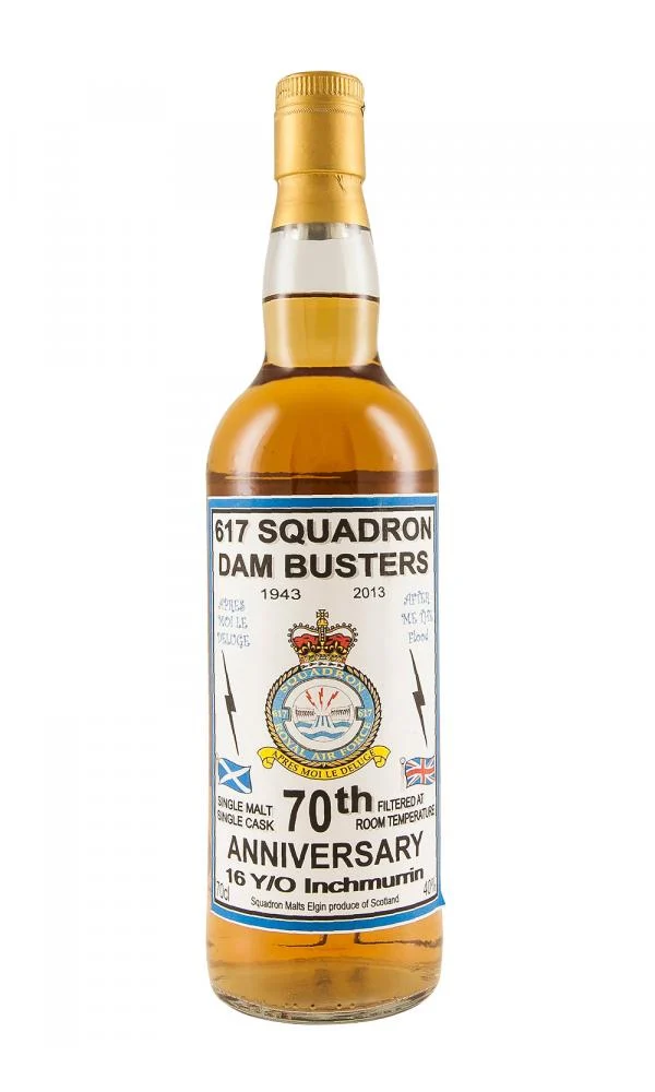 Inchmurrin 16 Year Old 617 Squadron / Dam Busters 70th Anniversary Single Malt Whisky | 700ML - Whiskey