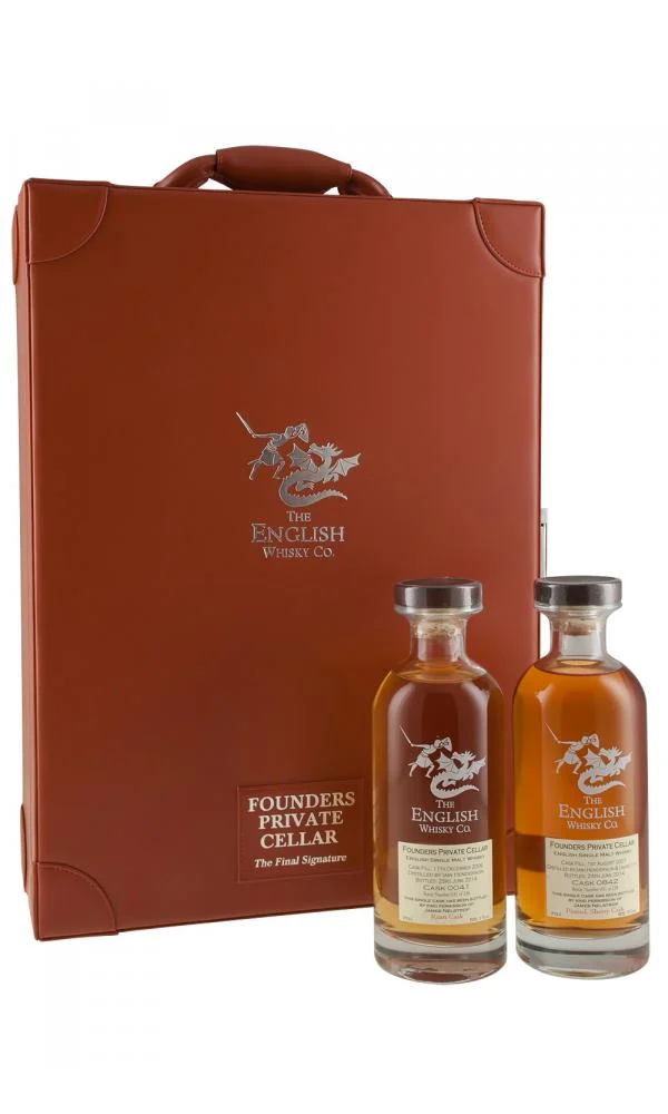 English Whisky Co Founders Private Cellar Final Signature (2x700ml) - Whiskey