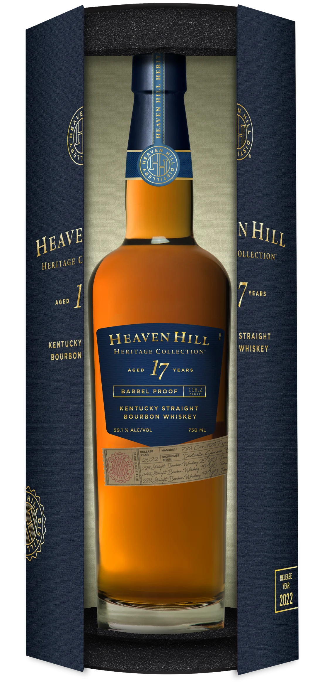 Heaven Hill Heritage Collection 17 Year Old Barrel Proof Bourbon Whiskey