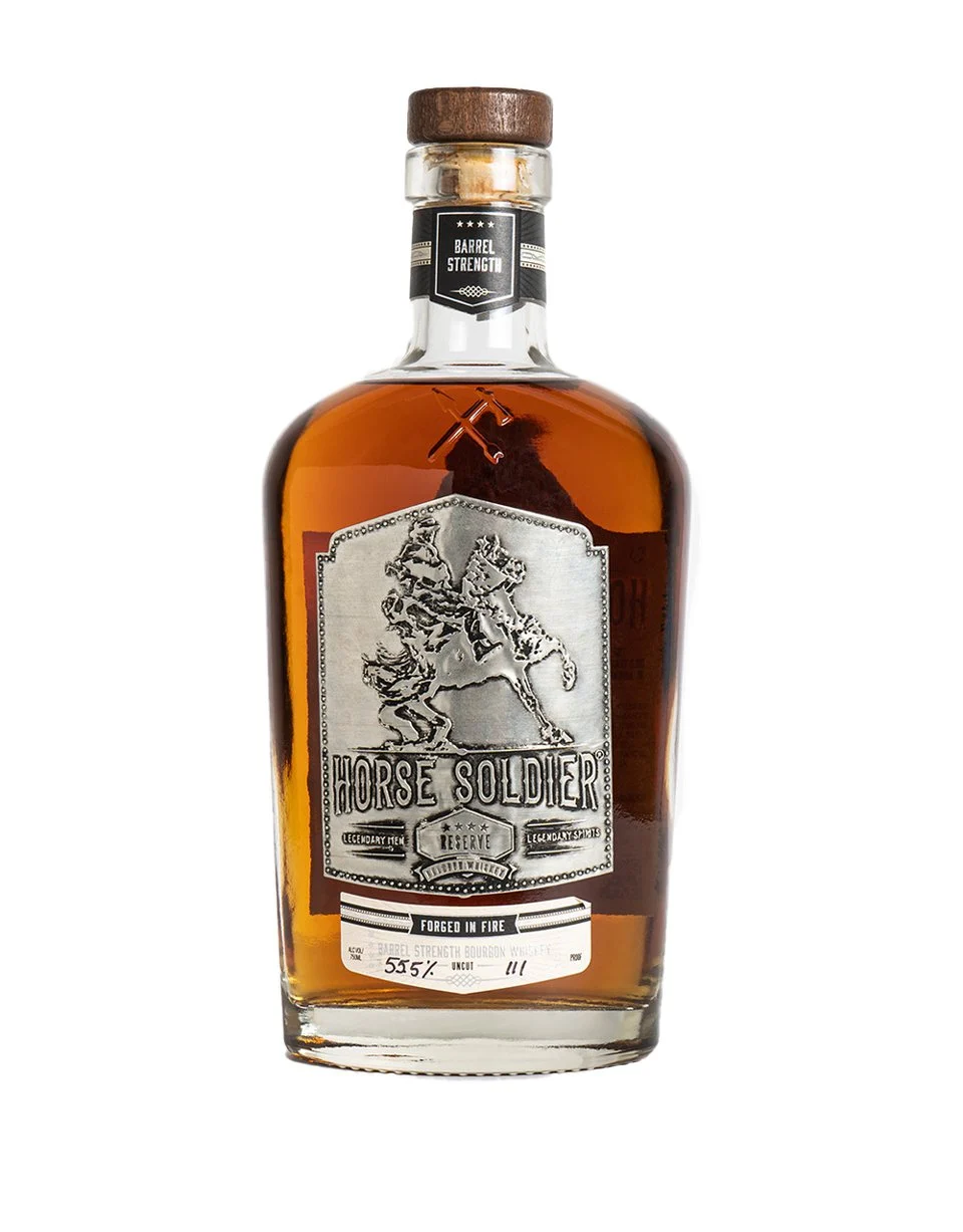 Whisky Bourbon de prueba 111 con fuerza del barril de reserva Horse Soldier