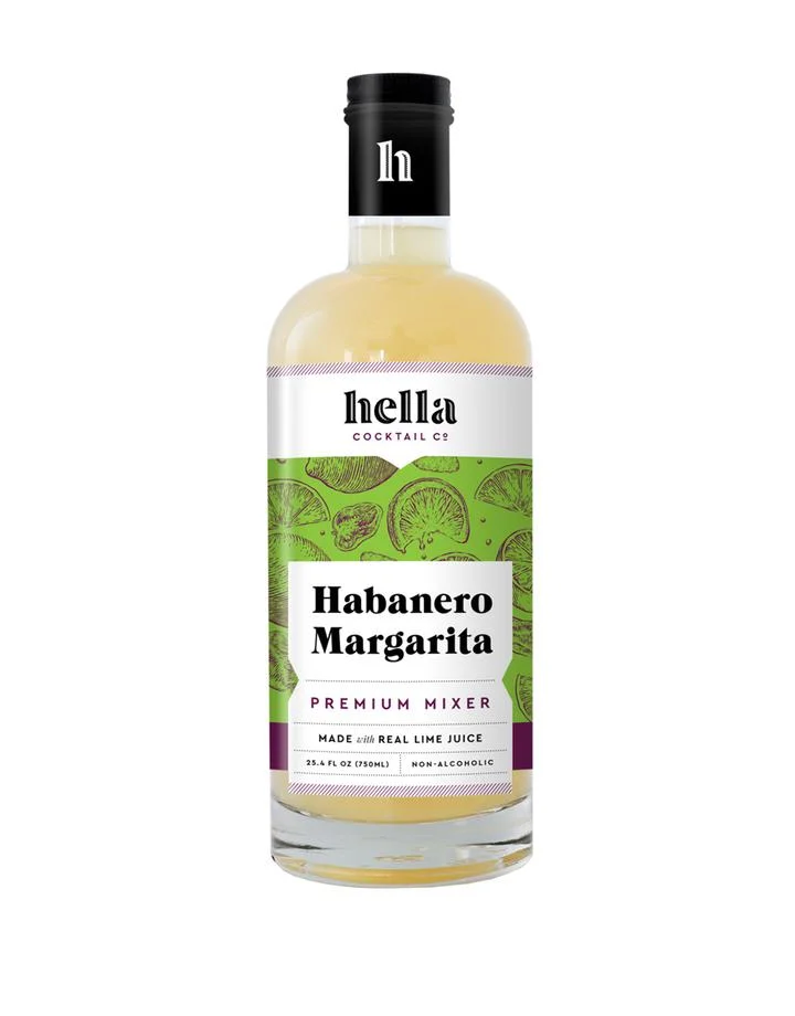 Hella Cocktail Habanero Margarita Cocktail Mixer Liqueur - Licor