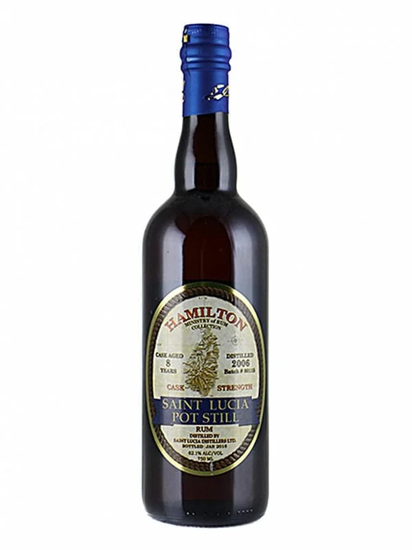 Hamilton St. Lucia 2006 Pot Still 8 Year Old Rum
