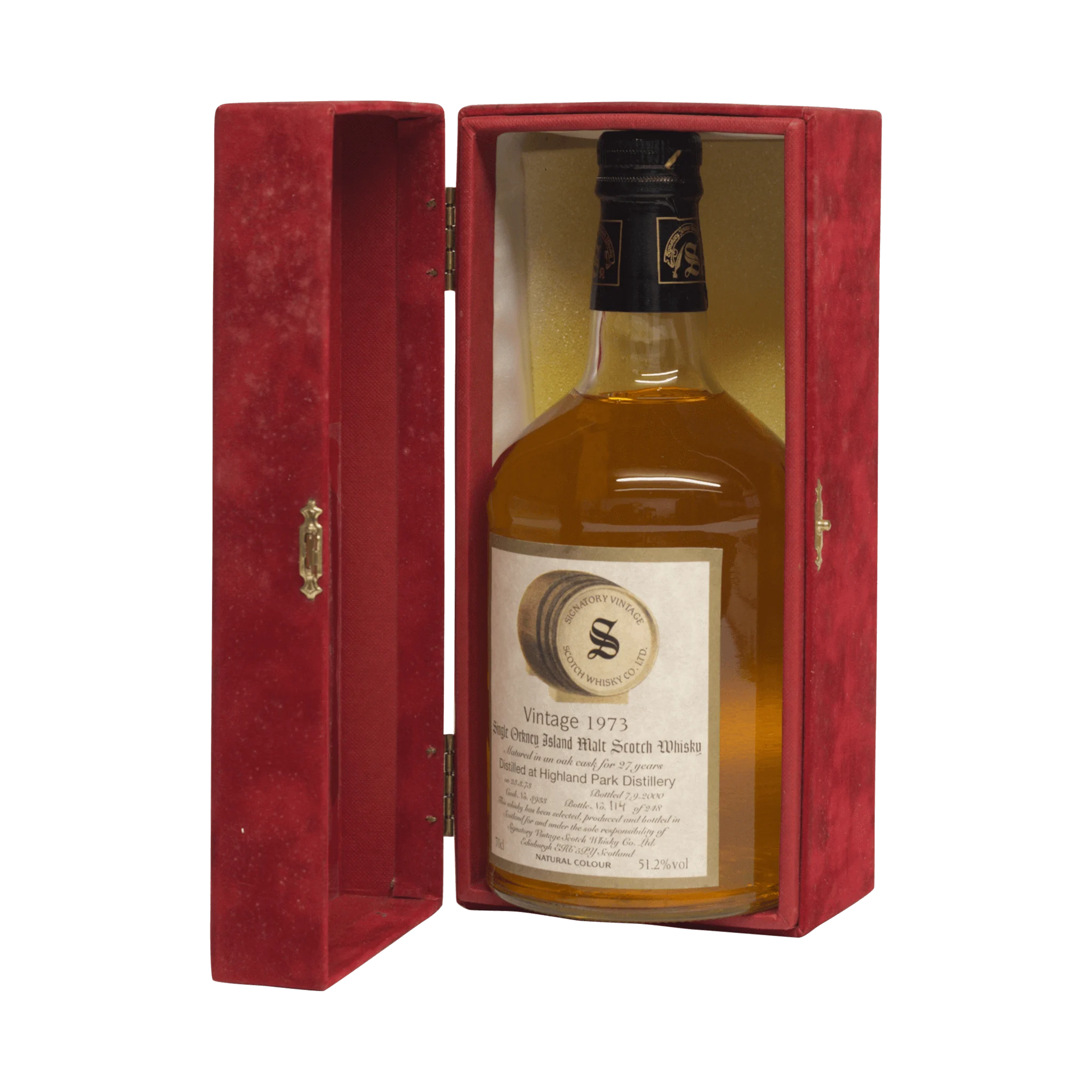 Highland Park Signatory Vintage 1973 27 Year Old Single Orkney Island Single Malt Scotch Whisky | 700ML - Whiskey