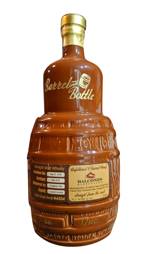 Balcones Select Single Barrel ROBLE HÚNGARO de Barrel and Bottle - Whisky