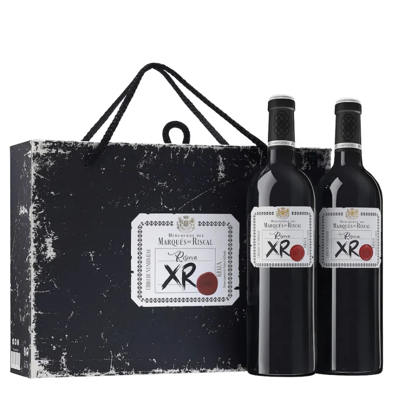 MARQUES DE RISCAL XR Reserva estuche x2 botellas - Herederos de Marques de Riscal