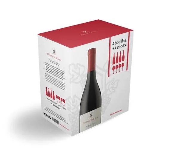 DOMINIO DE ATAUTA 2021 x4 botellas + 4 copas - Bodegas Dominio de Atauta