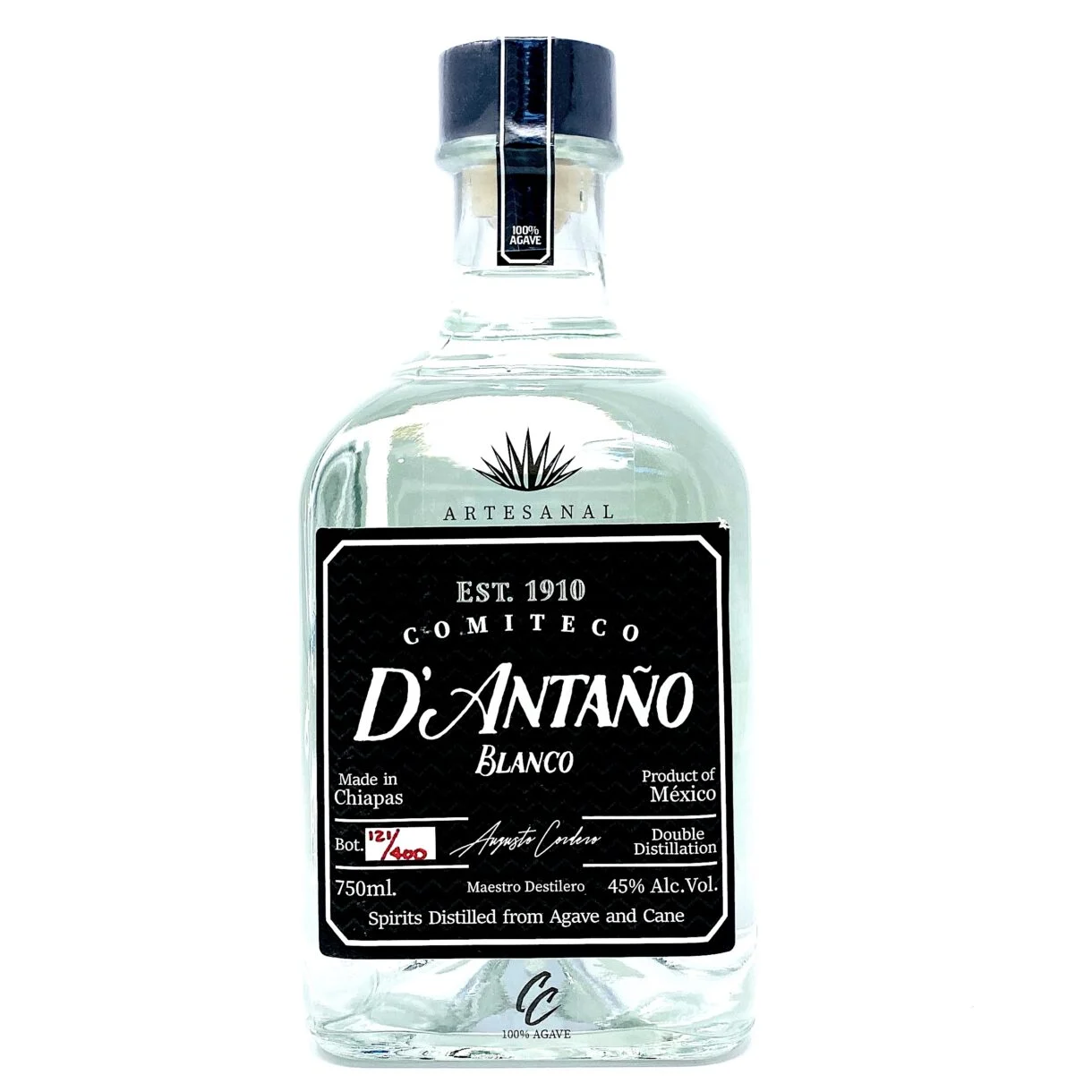 Licor D'Antano Ancestral Blanco Comiteco