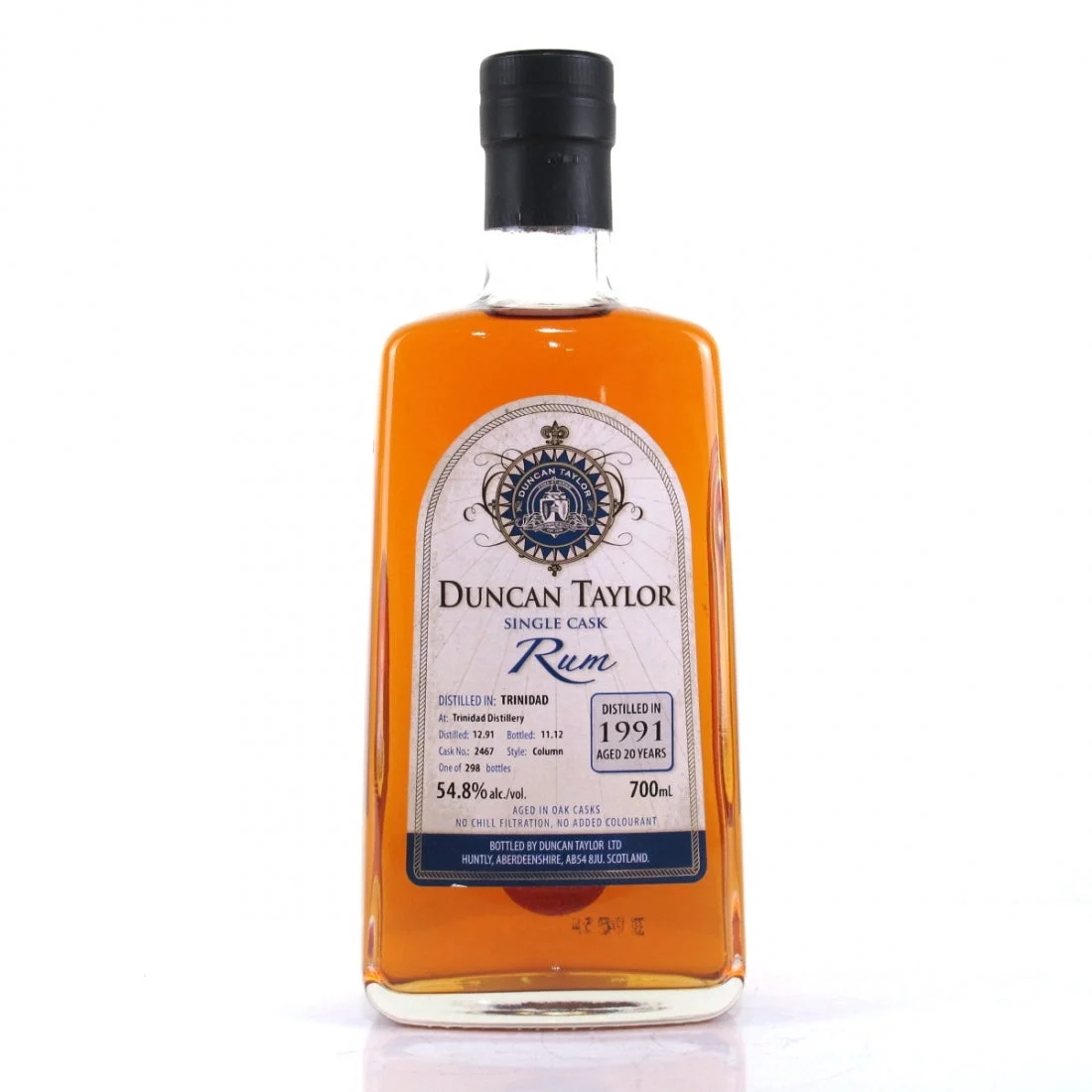 Trinidad 1991 Duncan Taylor 20 Year Old Single Cask Rum - Ron