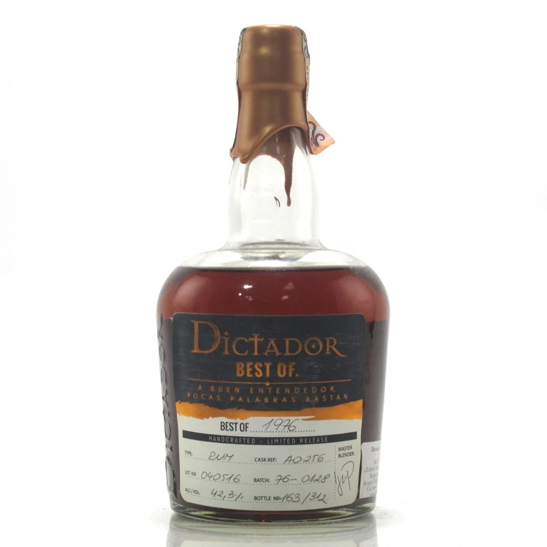 Dictador Best Of 1976 Sherry Cask Finish Vintage Rum