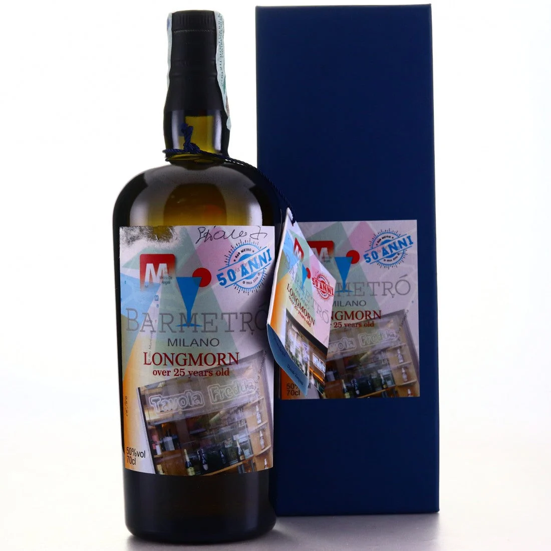 Longmorn 1990 Bar Metro 25 Year Old / 50th Anniversary Single Malt Scotch Whisky | 700ML - Whiskey