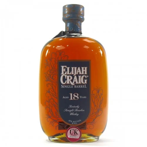 Elijah Craig Single Barrel 18 Year Old Bottled 1997 Kentuckly Straight Bourbon Whiskey