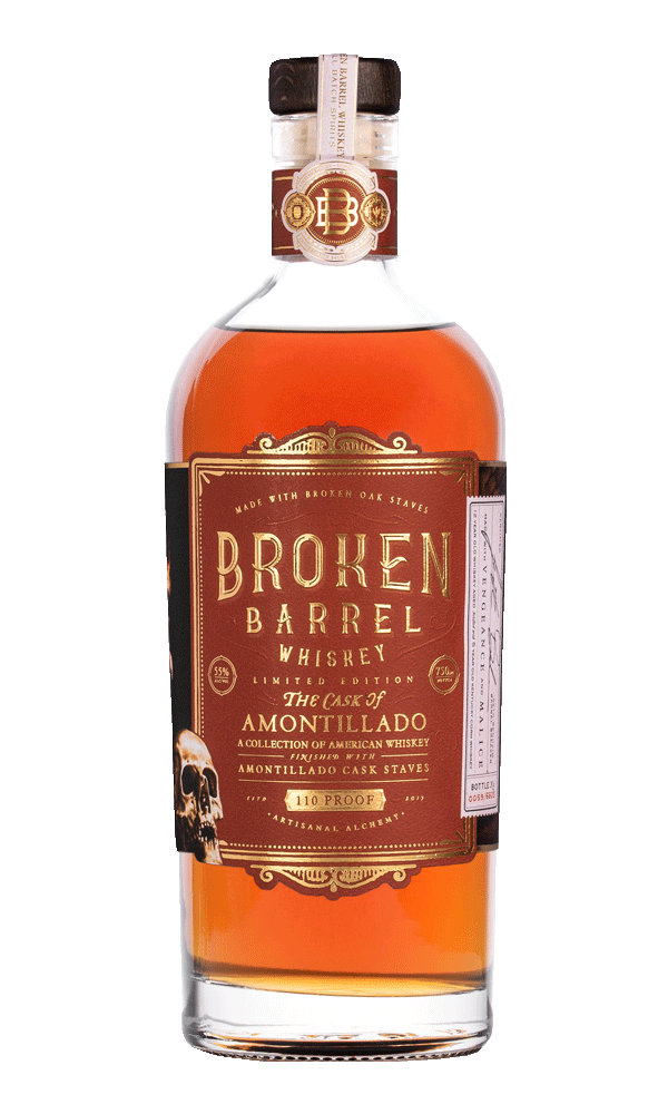 Whisky Broken Barrel Serie Single Oak: Barril de whisky americano Amontillado