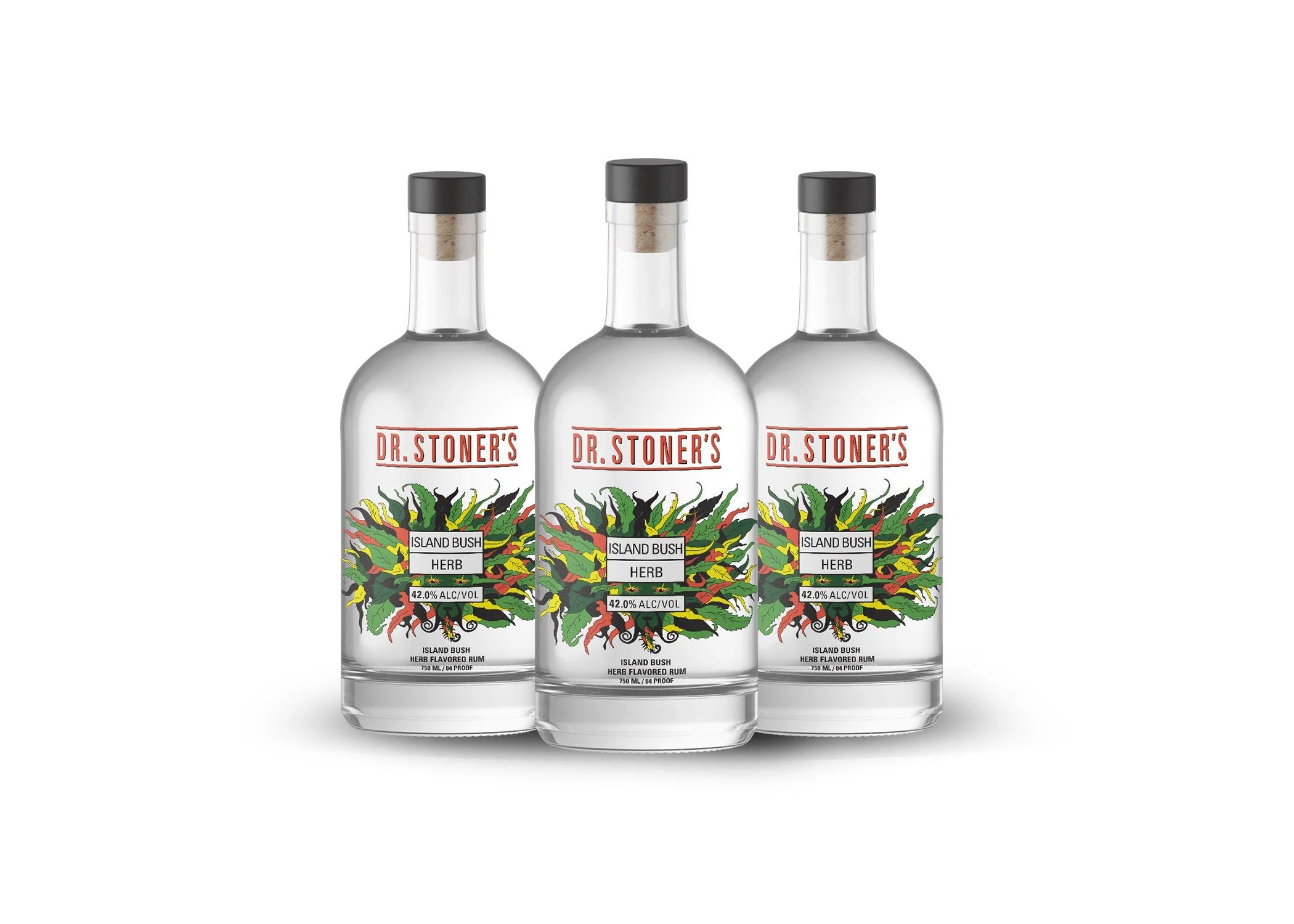 Dr. Stoner's Island Bush Rum (3) Bottle Bundle