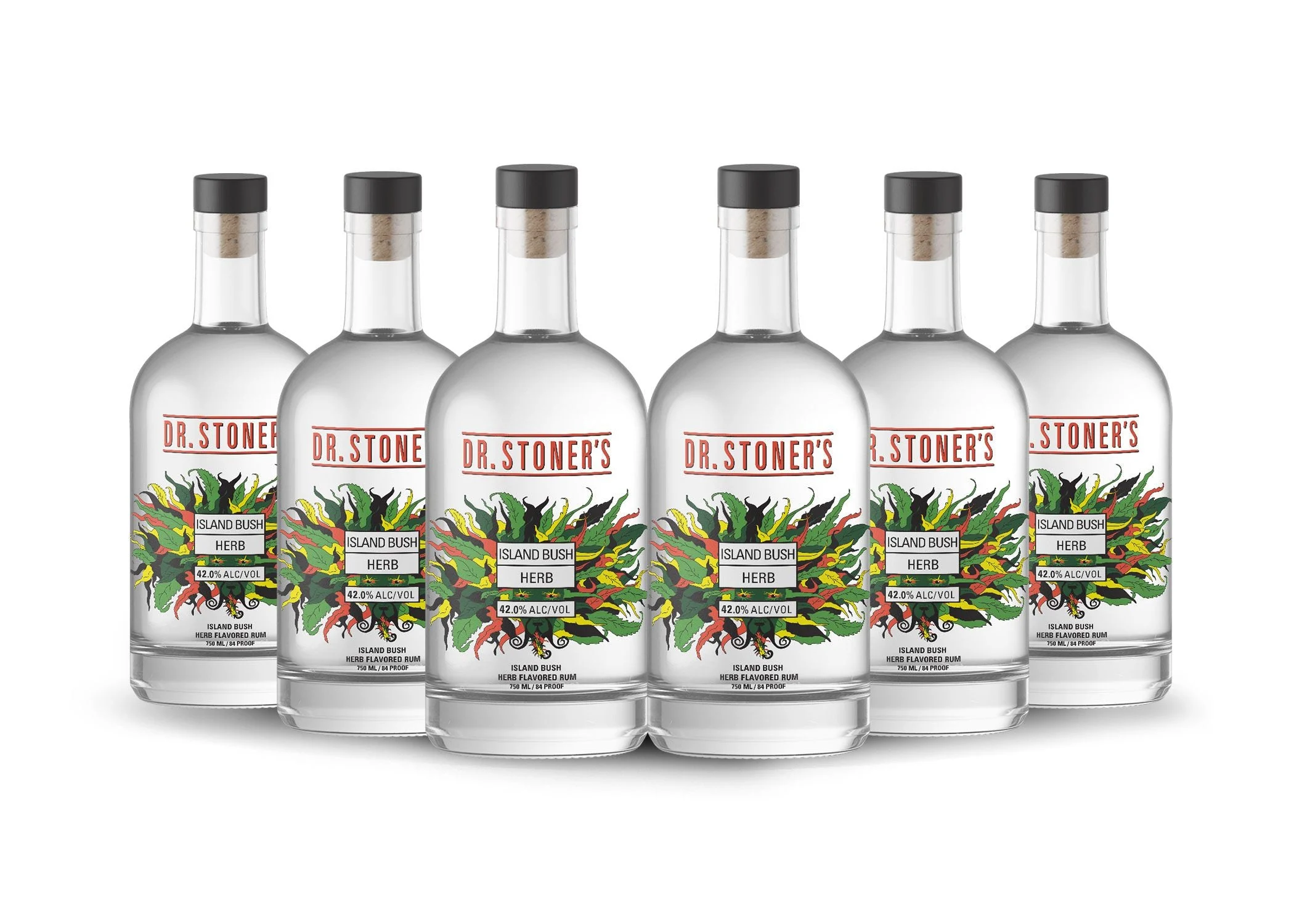 Dr. Stoner's Island Bush Rum (6) Bottle Bundle