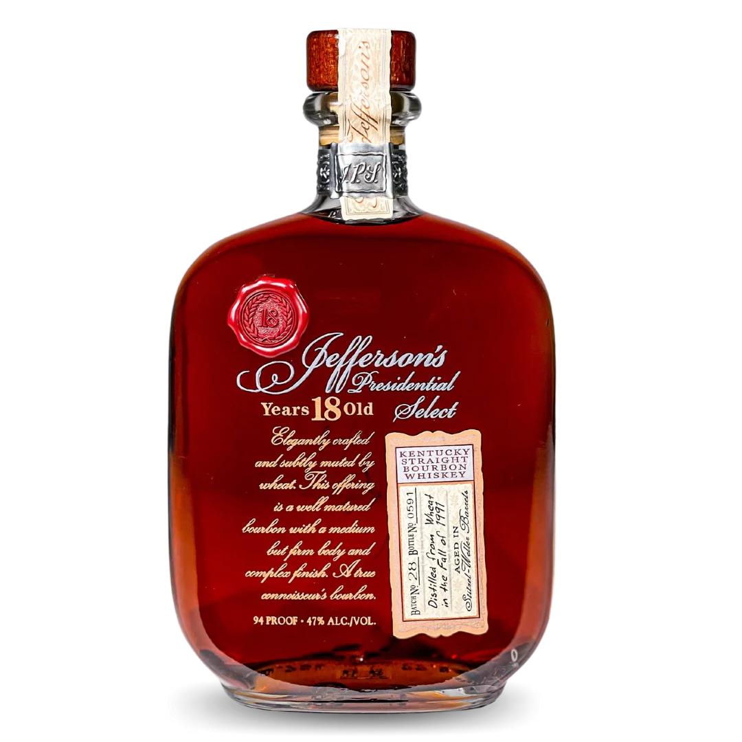 Jefferson's Presidential 18 Year Old | Batch No. 28 | Signed by Chet Zoeller - Whiskey
