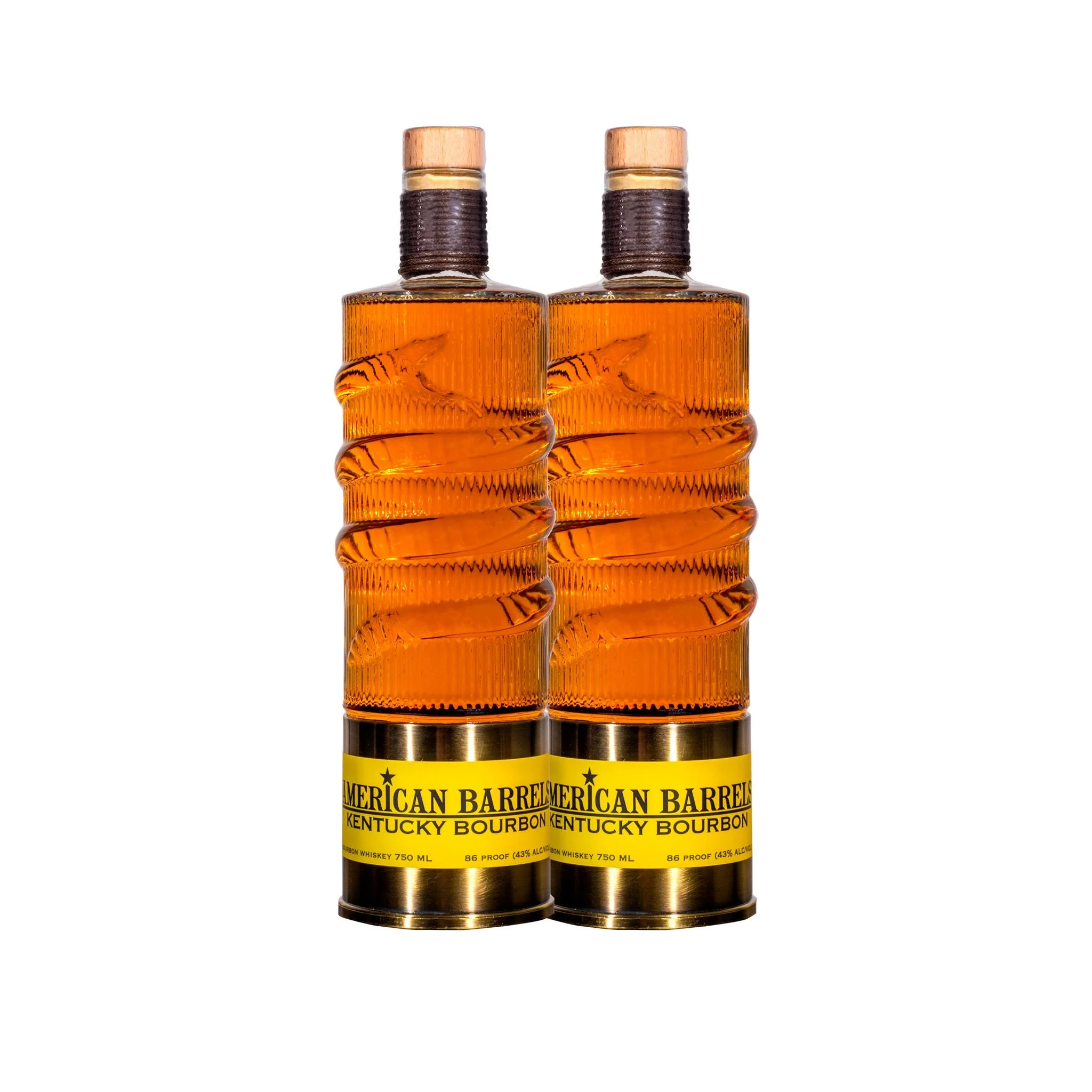 American Barrels Bourbon Whiskey | (2) Bottle Bundle **Collect One/Drink One** - Whisky