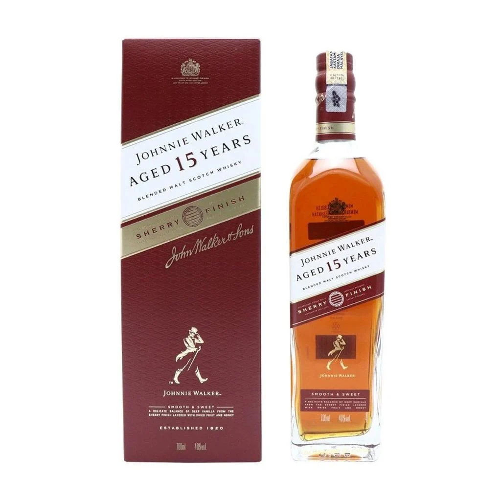 Johnnie Walker 15 años Sherry Cask Finish Whisky escocés de malta mezclado - Whiskey