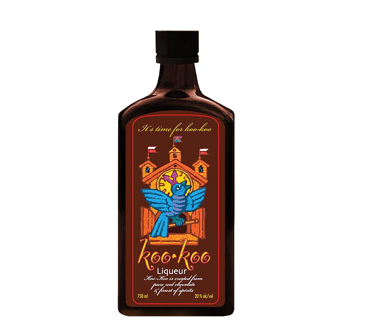 Koo Koo Liqueur No Gluten 100% Dark Chocolate Liqueur