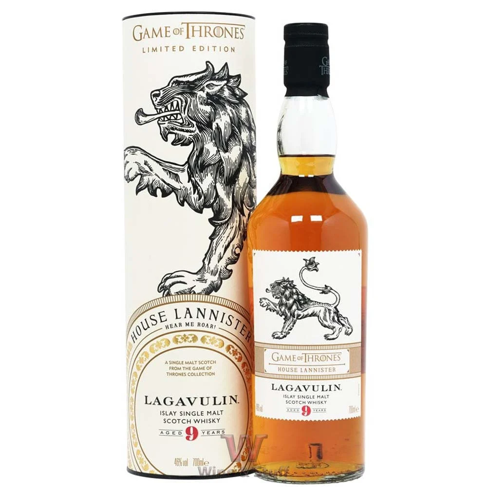 Whisky Lagavulin Game Of Thrones 'House Lannister' 9 Year Old Single Malt - Wine & Stuff